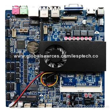 Industrial Mini-ITX Motherboard, Onboard 1037U CPU/GLAN/6COM/VGA/HDMI/12V DC In, Multi Serial Ports